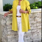 ⏳ Limited time 50% off! 💥Solid Color Long Cotton Shirt Jackets For Women（The more you buy, the higher the discount）