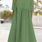 🔥Hot Sale -Round Neck Pocket Halter Cotton Dress