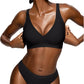 💜 LAST DAY PROMOTION - 30%OFF💜Womens Comfortable Wireless Bras Push Up Bralettes Seamless Tshirts Bras Deep V Everyday Bras