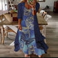 Two-piece Floral Printed Maxi Dress