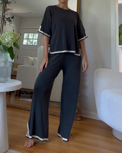 Classy Elastic Knit Lounge Set (Buy 2 Free Shipping)