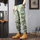 Summer thin stretch casual multi-pocket wear climbing overalls