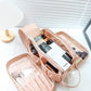 Large-Capacity Cosmetic Bag with Eight Compartments