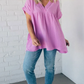 ⏰Hot Sale 49% OFF🍉Raw Edge Gauze Top