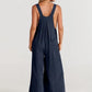 Plus Size Wide Leg Overalls Jumpsuit（Buy 2 Free Shipping）