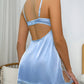 😍FLORAL LACE OPEN BACK SATIN NIGHTGOWN🤩
