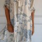 Simple Printed Cotton and Linen Dress✨Mother’s Day Sale-49% off