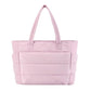 💜Hot Sale 50% OFF 👜Women's Waterproof Bubble Bag 20L Fluffy Tote Bag Quilted Laptop Shoulder Handbag