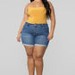 Judy Blue Pull On Denim Jegging Shorts (Buy 2 Free Shipping)