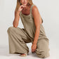 Plus Size Wide Leg Overalls Jumpsuit（Buy 2 Free Shipping）
