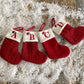 🔥HOT SALE -49% OFF🔥"Cozy Knit Socks, Embroidered Candy Gift Bag, Letter Christmas Stocking - Perfect for the Little Ones!"