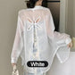 Casual Hollow Summer Sunscreen Shirt for Women
