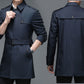 ✨50% off this week✨-Medium-length business style trench coat for men.