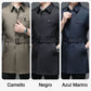 ✨50% off this week✨-Medium-length business style trench coat for men.