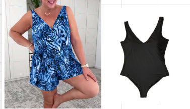 🌸Summer Hot Sale 49%OFF🌸Sleeveless V-Neck Printed Swimsuit