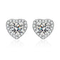 Moissanite Sparkle Ear Studs