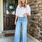 🔥Last 24 Hours Sale 75% OFF⏰👖Tummy Control Sailor Wide Leg Trousers