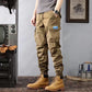 Summer thin stretch casual multi-pocket wear climbing overalls