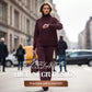 High-Neck Side-Zip Sweatshirt & Pants Set