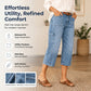 Special Offer📢📢39% OFF !! ⏰Women's Casual Stretchy Cropped Denim Pants