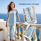 Women's Asymmetrical Top & Capri Pants 2-Piece Set