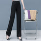 Loose Casual High Waist Straight Leg Pants for Women