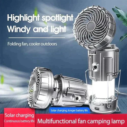 🔥Hot Sale 49% OFF💡Portable LED Camping Lantern With Fan