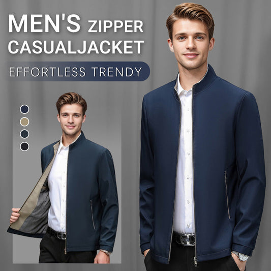 ✅Free Shipping✈️Men's Standing Collar Zipper Casual Jacket
