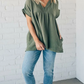 ⏰Hot Sale 49% OFF🍉Raw Edge Gauze Top