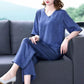 Women's Noble Elegant Short-sleeve Wide-leg Pants 2-piece Set