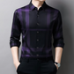 High quality men's long sleeve plaid shirt