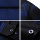 High quality men's long sleeve plaid shirt