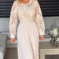 Women's Lace Hollow Pleat Dress