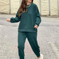 Fashion Button Split Jacket Pants Two -piece Suit