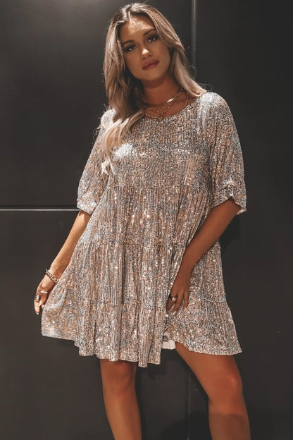 Last Day 49%-✨seaside vacation casual dress Sequin Party Cute Dress