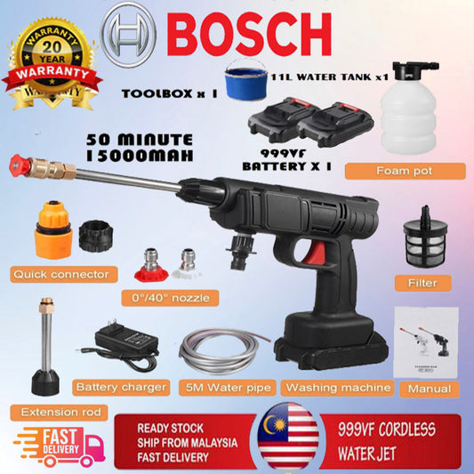 ✨✨999VF Cordless Water Jet Portable Car Wash High Pressure Water Jet Gun Machine
