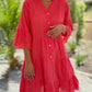 Hollow out loose dress