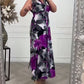 🌸LAST DAY PROMOTION - 50%OFF🌸Floral print sleeveless pleated elegant dress