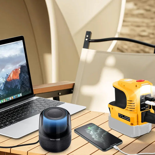 Compact DC to AC Inverter - Suitable for cars, motorhomes, outdoor use, and summer houses