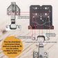 Hinge punch locator