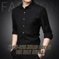 Men's Silky Wrinkle Resistant Solid Color Stretch Shirt