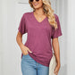 💕Summer Hot Promotion- UP TO 49% OFF🌷V-Neck Solid Color Loose Ladies Tops