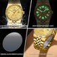 Men’s Honeycomb-Pattern Luminous Watch