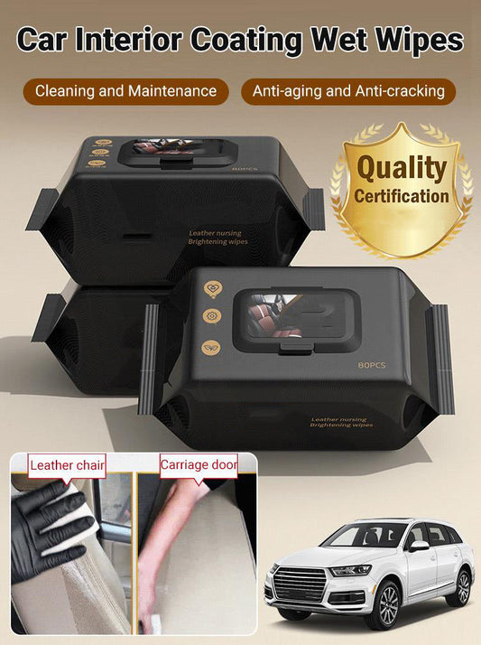 ⏰ Now only 50% off!🔥2026 New Arrival🔥 Car Interior Coating Wet Wipes