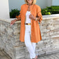 ⏳ Limited time 50% off! 💥Solid Color Long Cotton Shirt Jackets For Women（The more you buy, the higher the discount）