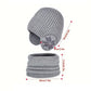 Winter Fleece Scarf Suit