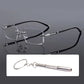 🥳2026 HOT SALE🥳💞50K+ SOLD!👁️📱 70% OFF! Sapphire-Hard, Anti-Blue Light Readers | Far & Near Dual-Use for effortless clarity & comfort. Engineered for durability and eye protection. 💎🔵