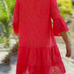 Hollow out loose dress