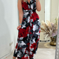 🌸LAST DAY PROMOTION - 50%OFF🌸Floral print sleeveless pleated elegant dress