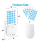 (1 Device + 5 Refills)Fruit Fly Traps for Indoors,Gnat Traps for House Indoor Plug-in Light for Flies